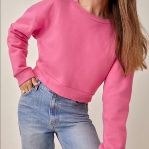 Reformation Hunter Classic Sweatshirt in Snapdragon